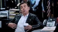 Boyle Wearing Ross's Leather Jacket | Image via YouTube/NBCBrooklyn99